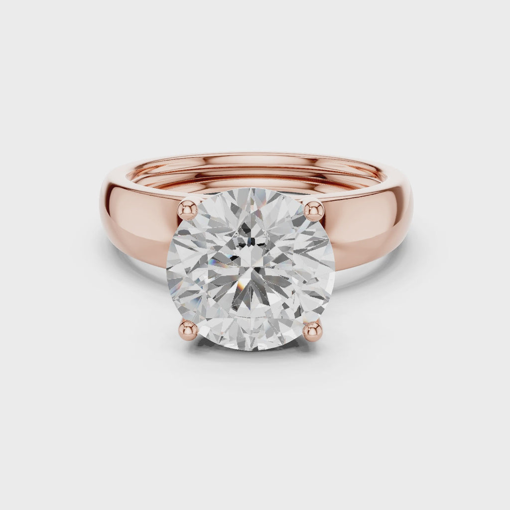 1.50 Carat Round Cut Lab-Grown Diamond Solitaire Ring in 14K / 18K Gold , VVS1 Clarity – SGL Certified
