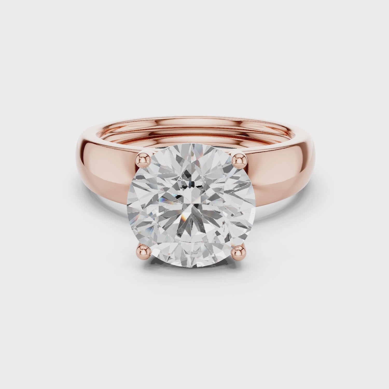 1.50 Carat Round Cut Lab-Grown Diamond Solitaire Ring in 14K / 18K Gold , VVS1 Clarity – SGL Certified