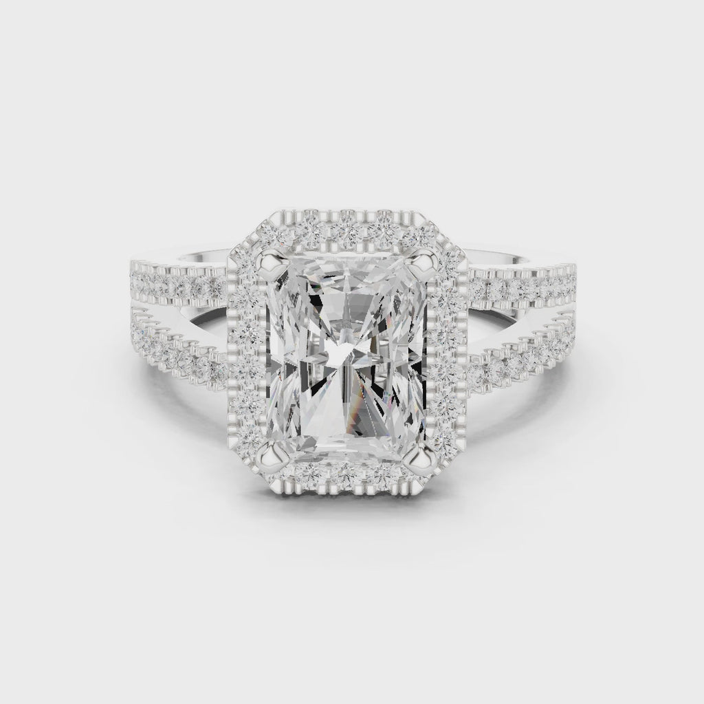2.50 Carat Radiant Cut Lab-Grown Diamond Engagement Ring