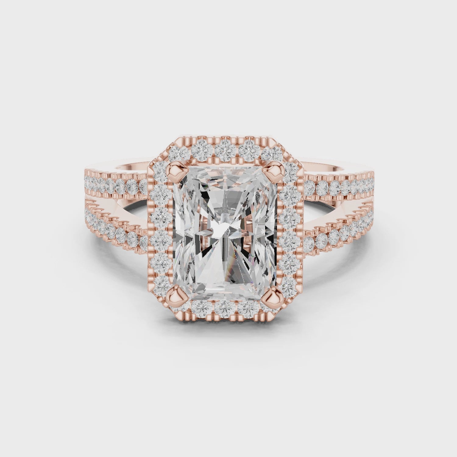 2.50 Carat Radiant Cut Lab-Grown Diamond Engagement Ring