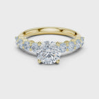 2.15 Carat Round Cut Lab-Grown Diamond Solitaire Ring in 14K / 18K Gold , VVS1 Clarity – SGL Certified
