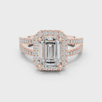 2.50 Carat Emerald Cut Lab-Grown Diamond Engagement Ring