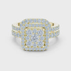 1.85 Carat Round Cut Lab-Grown Diamond Engagement Ring