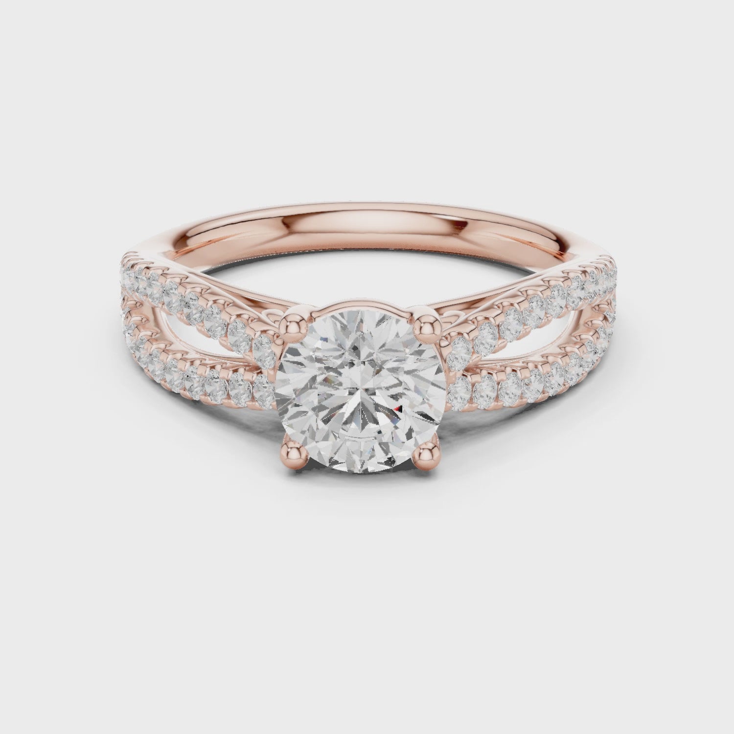 1.30 Carat Round Cut Lab-Grown Diamond Solitaire Ring in 14K / 18K Gold , VVS1 Clarity – SGL Certified