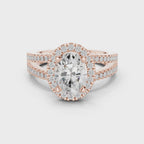 2.50 Carat Oval Cut Lab-Grown Diamond Engagement Ring