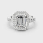 2.90 Carat Emerald Cut Lab-Grown Diamond Solitaire Ring in 14K / 18K Gold , VVS1 Clarity – SGL Certified