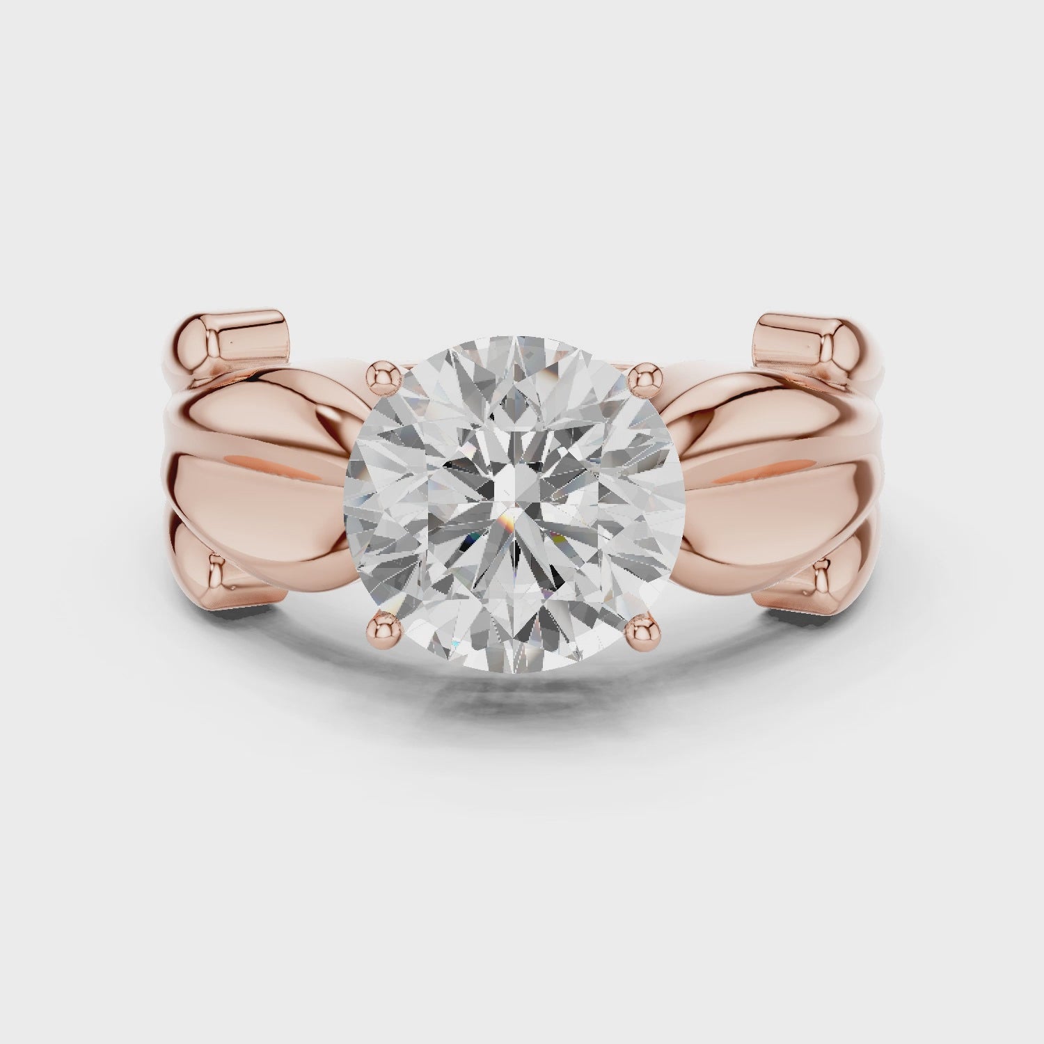 2.50 Carat Round Cut Lab-Grown Diamond Solitaire Ring in 14K / 18K Gold , VVS1 Clarity – SGL Certified