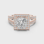 2.50 Carat Princess Cut Lab-Grown Diamond Engagement Ring
