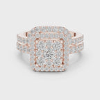 1.85 Carat Round Cut Lab-Grown Diamond Engagement Ring