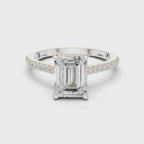 2.35 Carat Emerald Cut Lab-Grown Diamond Solitaire Ring in 14K / 18K Gold ,VVS1 Clarity – SGL Certified